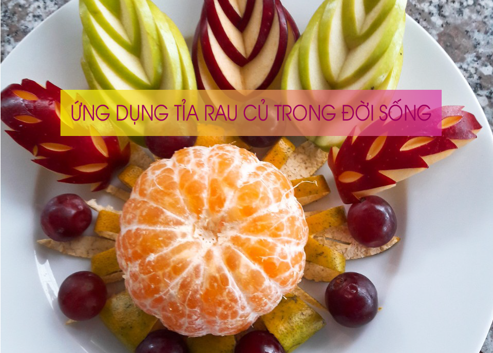 nghệ thuật cắt tỉa củ quả