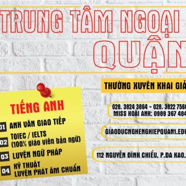 KHAI GIẢNG CÁC LỚP TIẾNG ANH