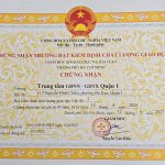 CÔNG KHAI QUYẾT ĐỊNH VÀ GIẤY CHỨNG NHẬN TRUNG TÂM GDNN – GDTX QUẬN 1 ĐẠT KIỂM ĐỊNH CHẤT LƯỢNG GIÁO DỤC CẤP ĐỘ 2