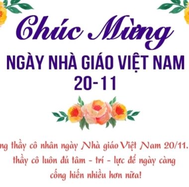 KỶ NIỆM 43 NĂM NGÀY NHÀ GIÁO VIỆT NAM 20/11